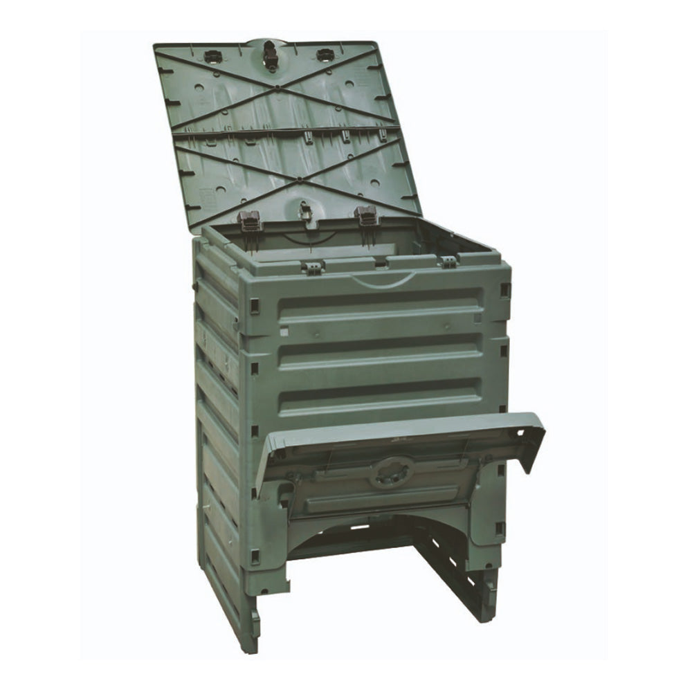 Compostiera da giardino eco-master litri 300 cm 60x60xh90