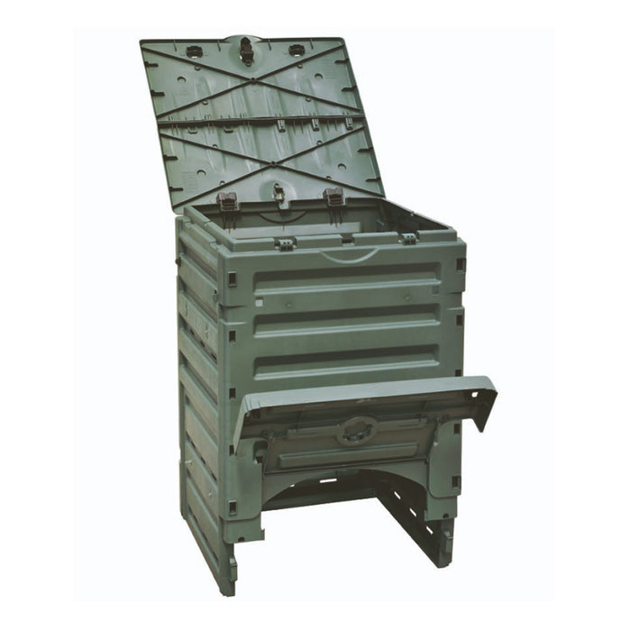Compostiera da giardino eco-master litri 300 cm 60x60xh90