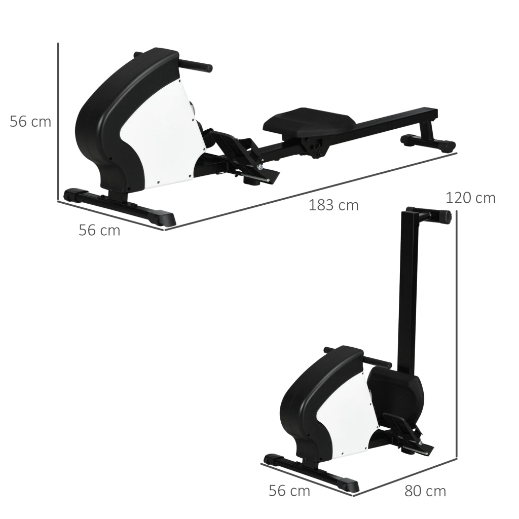 Ellittica da casa pieghevole ¨C zephmum ¨C 8 livelli resistenza magnetica, schermo LCD, acciaio nero e bianco