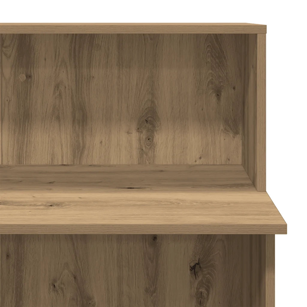 Banco Reception Rovere Artigianale 100x50x103,5cm in Truciolato