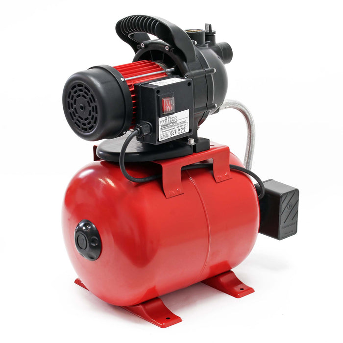 Pompa autoclave uso domestico 1000W 3500l/h Elettropompa da giardino con pressostato e manometro