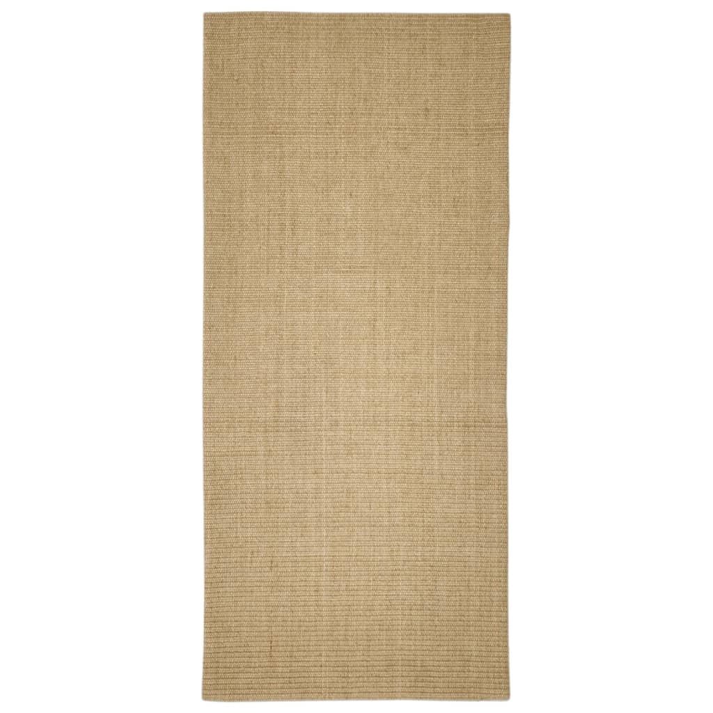 Tappetino tiragraffi in sisal per gatti 66 x 150 cm marrone chiaro 02_0045542