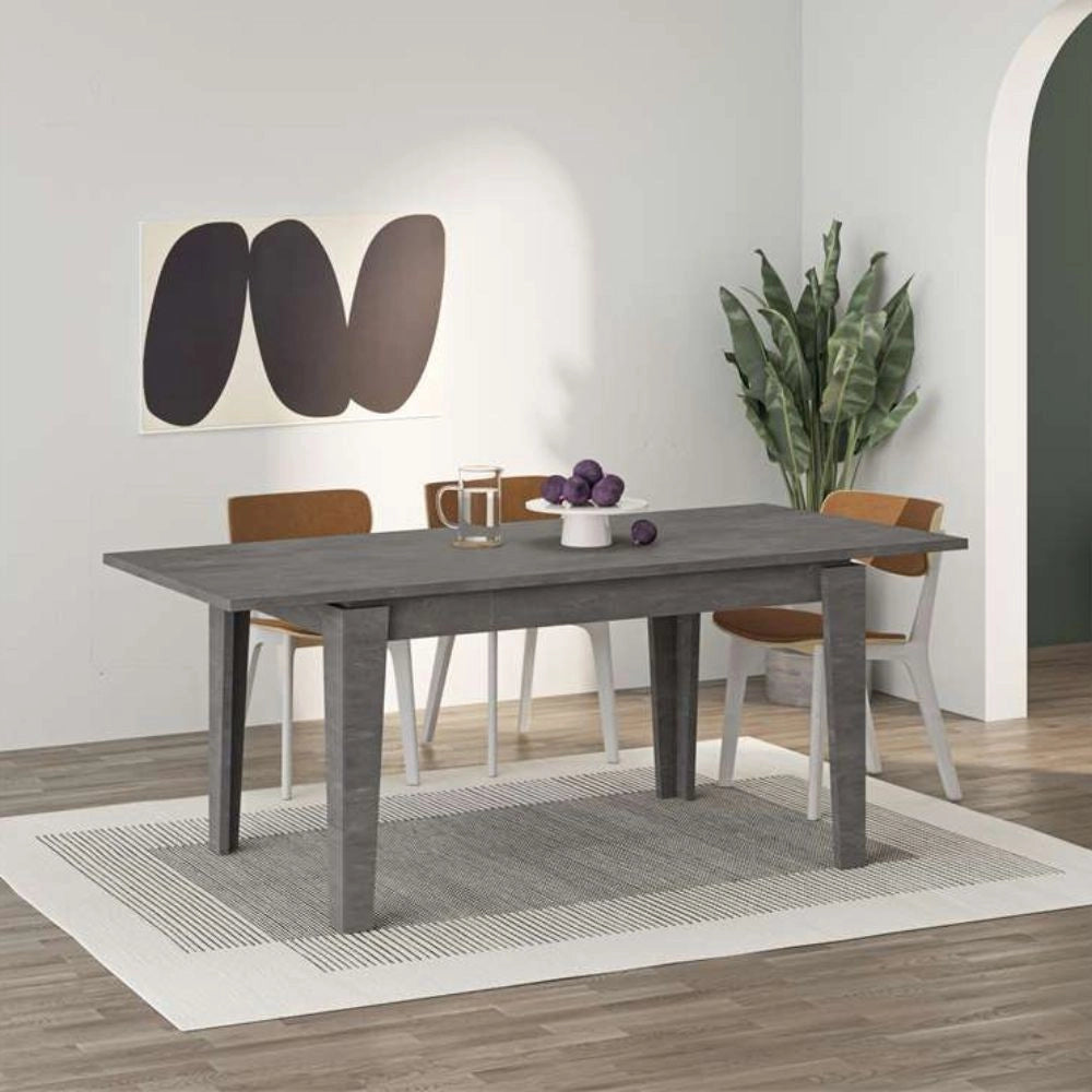 Tavolo allungabile Megaron retro grey 120x80 cm.