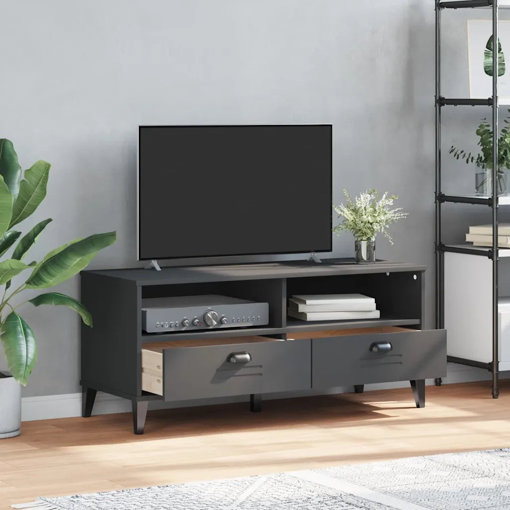 Scarpiera VIKEN Grigio Antracite in Legno Multistrato 374931