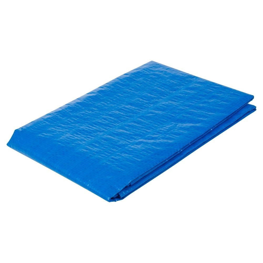 Trade Shop - Telo Copritutto Polietilene Impermeabile Con Occhielli 1,8 X 1,2 Mt Fai Da Te -