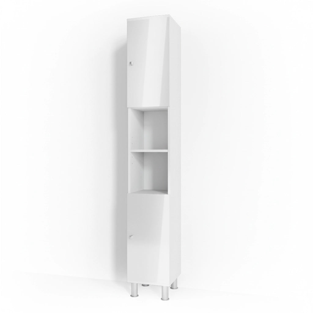 Mobile bagno alto Fynn Bianco lucido 30 x 190 cm Vicco