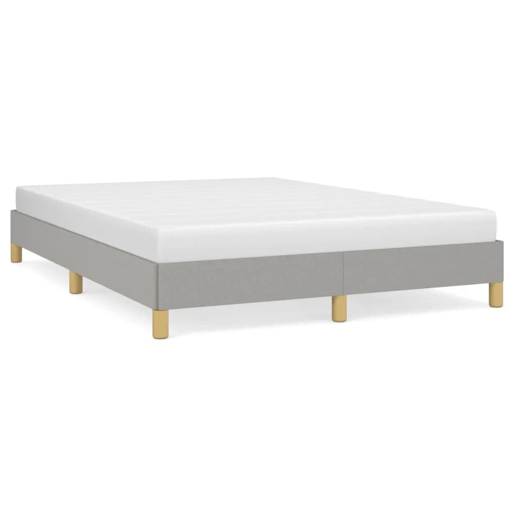 Giroletto senza Materasso Grigio Chiaro 140x190 cm Tessuto 346810