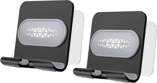 Sostegno per smartphone - Set da 2 pezzi con striscia adesiva - Nessuna perforazione necessaria