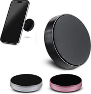 Sostegno magnetico per telefono auto - supporto per telefono auto con cuscino in silicone (nero)