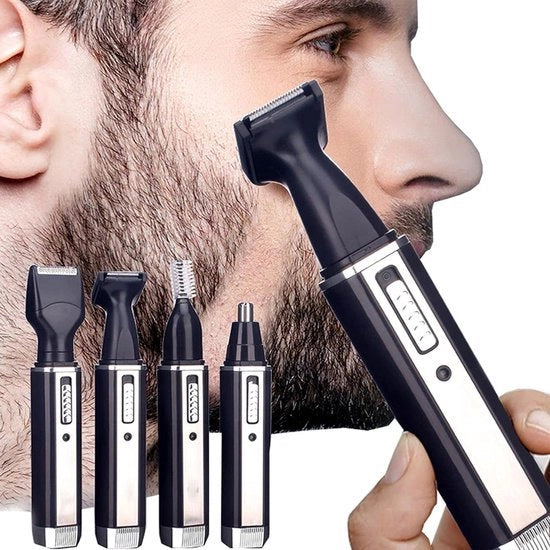 Trimmer 3 in 1 per Naso, Orecchio e sopracciglia per una cura della persona precisa - Nero