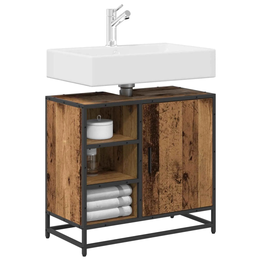 Mobile da Bagno Legno vecchio 65 x 33 x 60 cm Legno multistrato 883634
