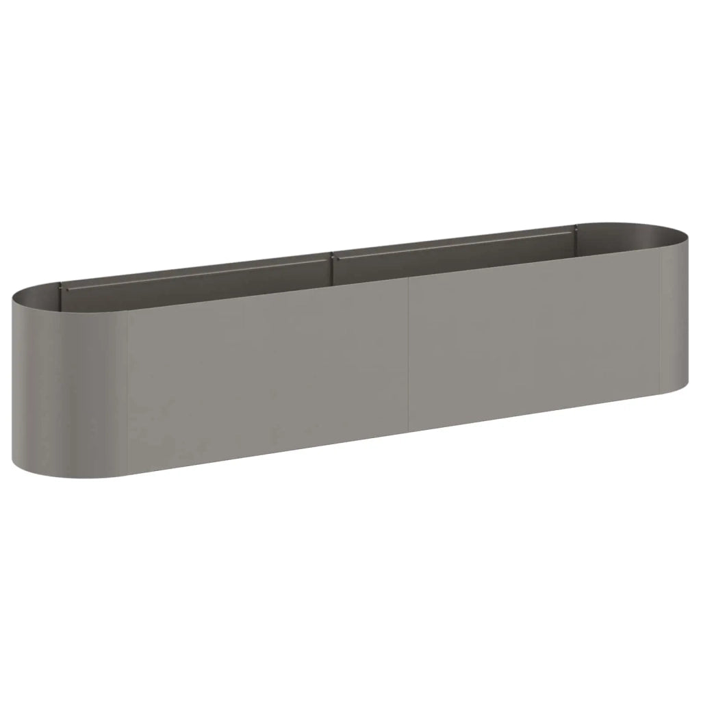 Letto rialzato da giardino Acciaio Corten 200 x 40 x 40 cm 8011697