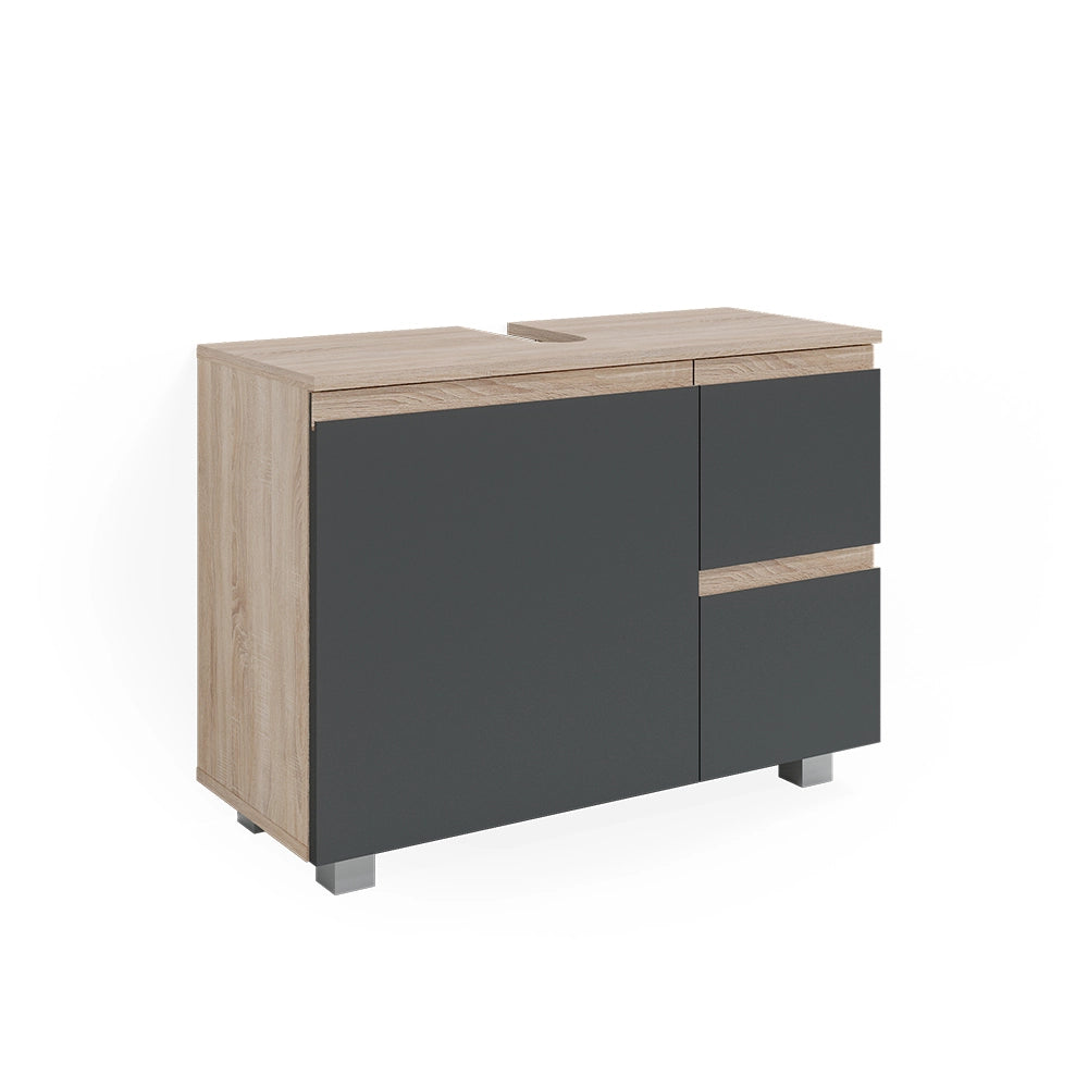 Vicco Mobile sottolavabo per bagno Antracite 80 x 60.8 cm