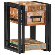 Comodini 2 pz 40x40x40 cm Legno massello di recupero