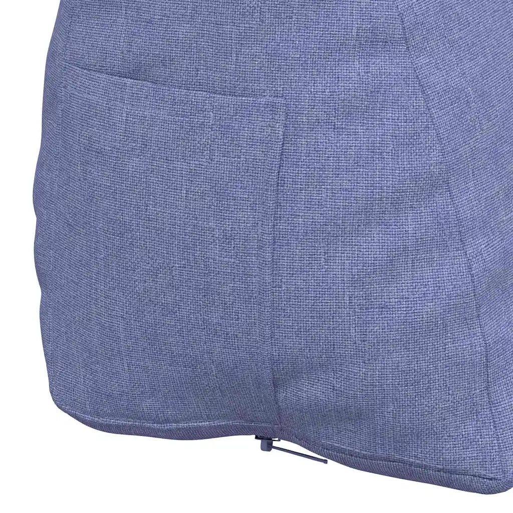 Cuscino per Schiena Blu jeans 60 x 20 x 50 cm Tessuto 42015045