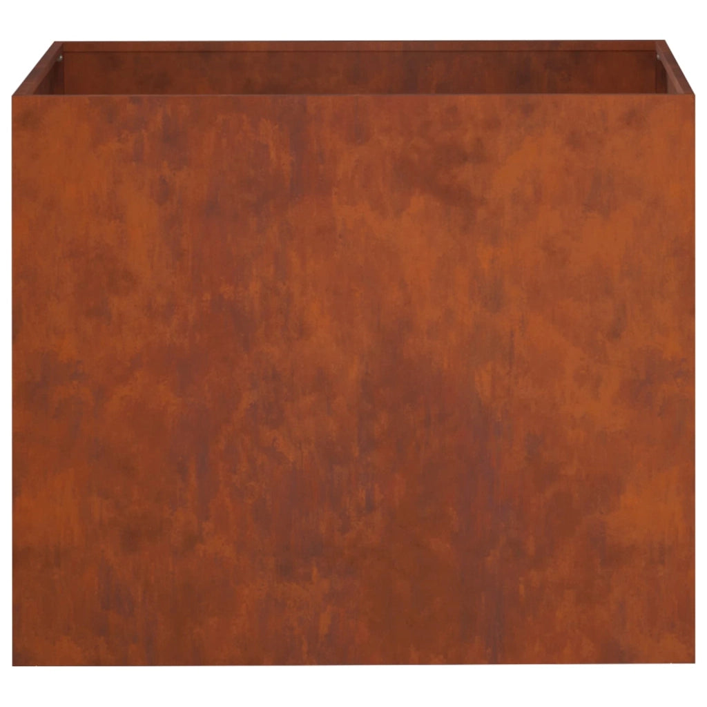 Vaso da giardino Ruggine 50 x 40 x 50 cm Acciaio Corten 8005664