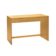 Consolle in legno 2 cassetti, 120cm, marrone naturale