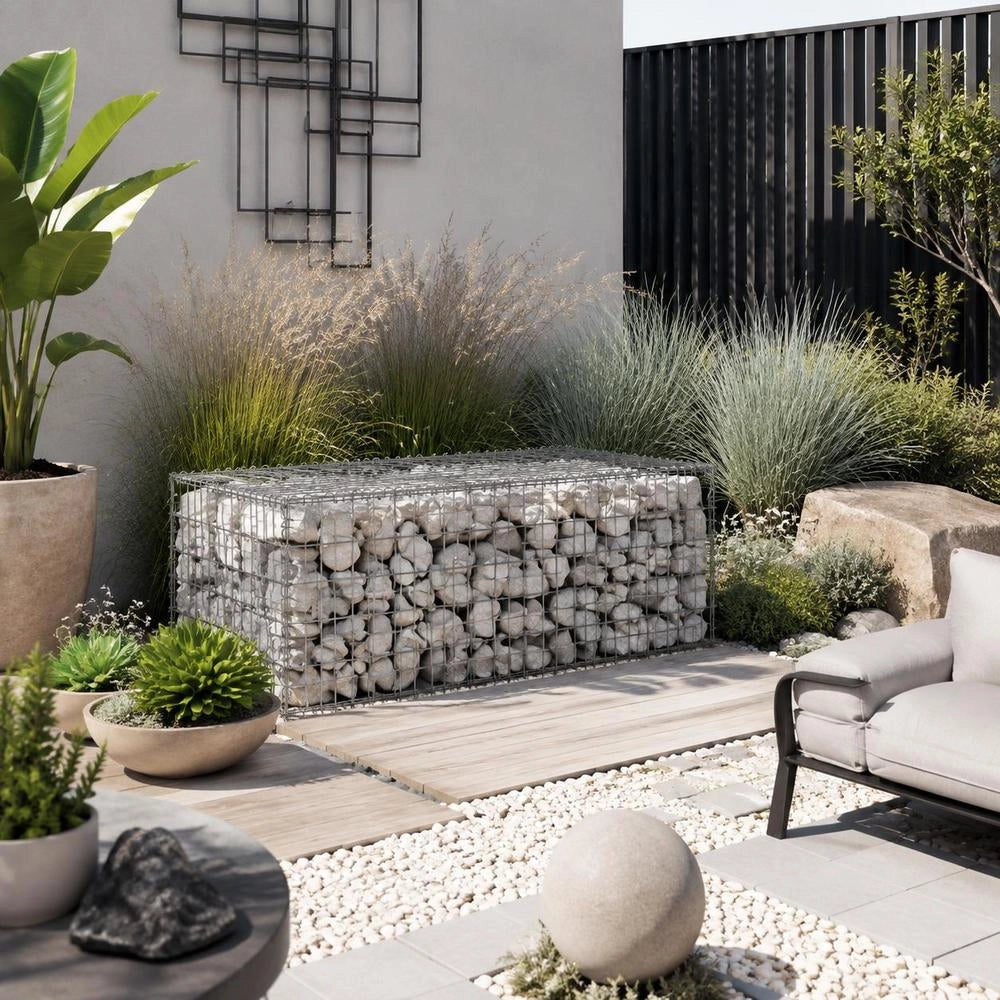 Gabion Basket Steel 100x50x50 Cm