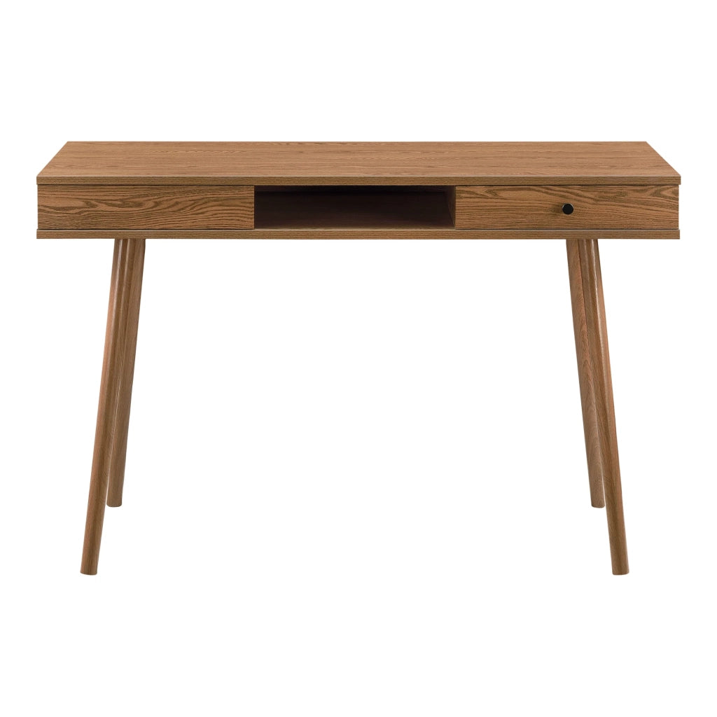 Scrivania 74 x 115 x 48 cm effetto legno scuro 03_0006623