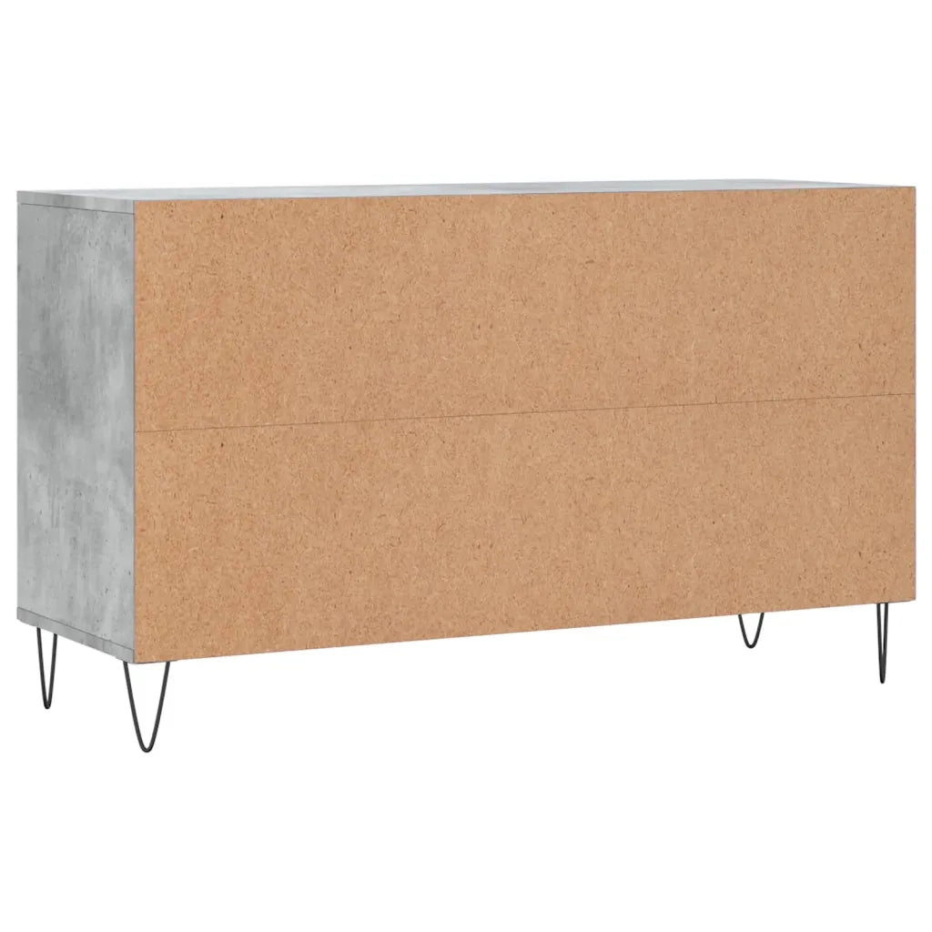 Scarpiera-Scaffale per scarpe Grigio Cemento 102x36x60 cm in Legno Multistrato 300176