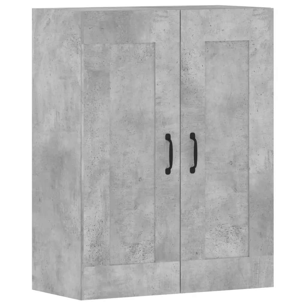 Armadietti a Parete 2 pz Grigio Cemento in Legno Multistrato 3197988