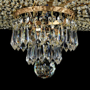 Lampadario Royal Classic in Metallo Palace Oro Antique