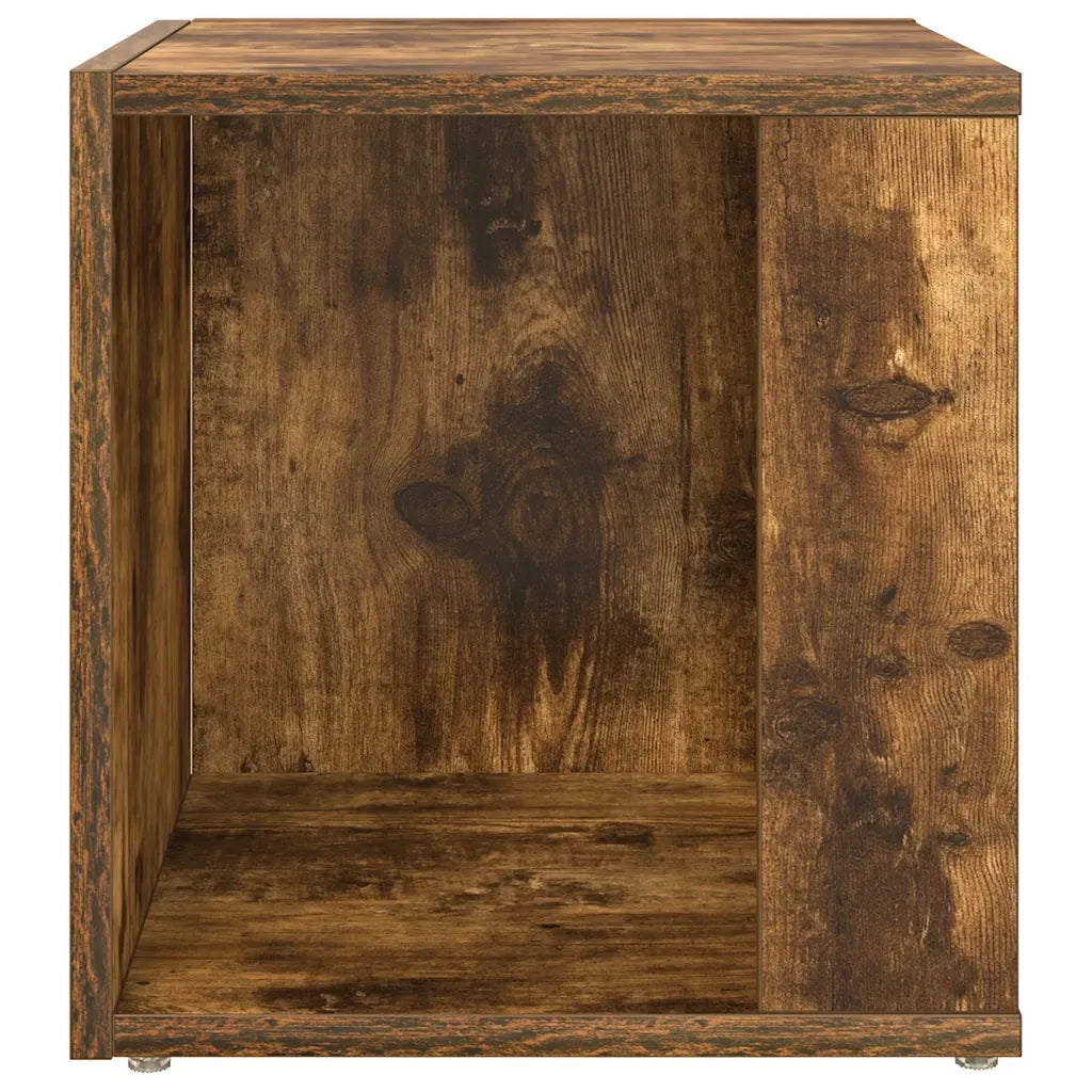 Tavolino da Salotto Rovere Fumo 33x33x34,5 cm Legno Multistrato cod mxl 16353
