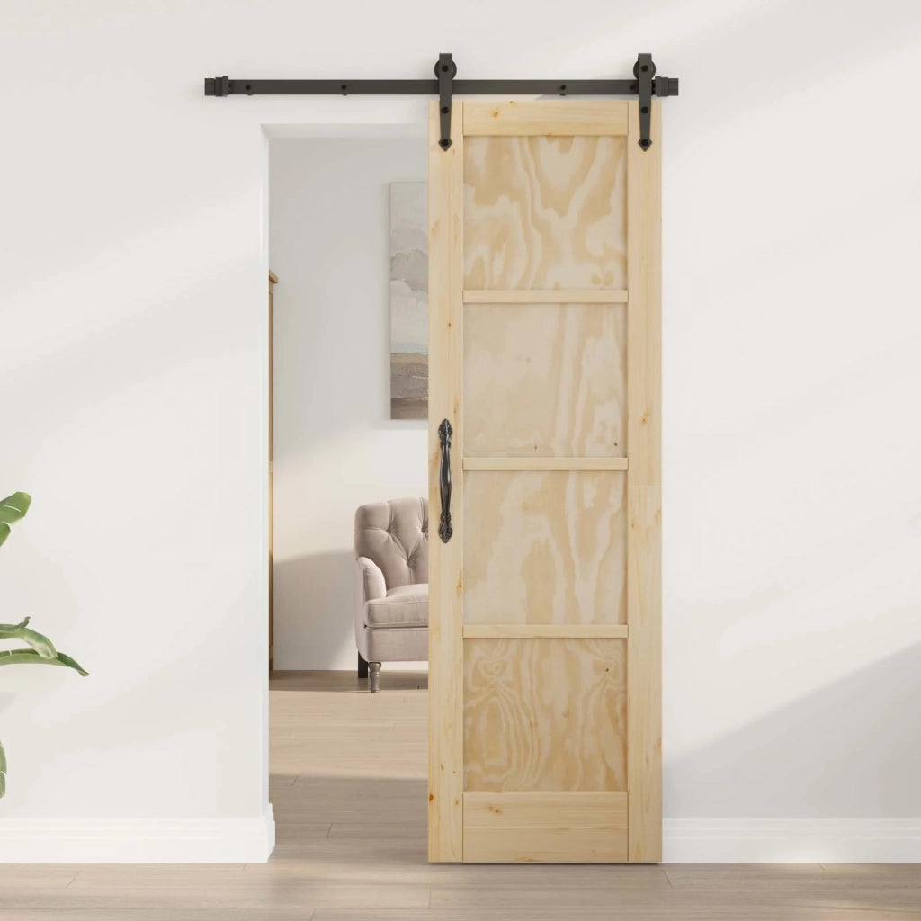 Porta Interna Naturale 61 x 198,5 cm Legno compensato