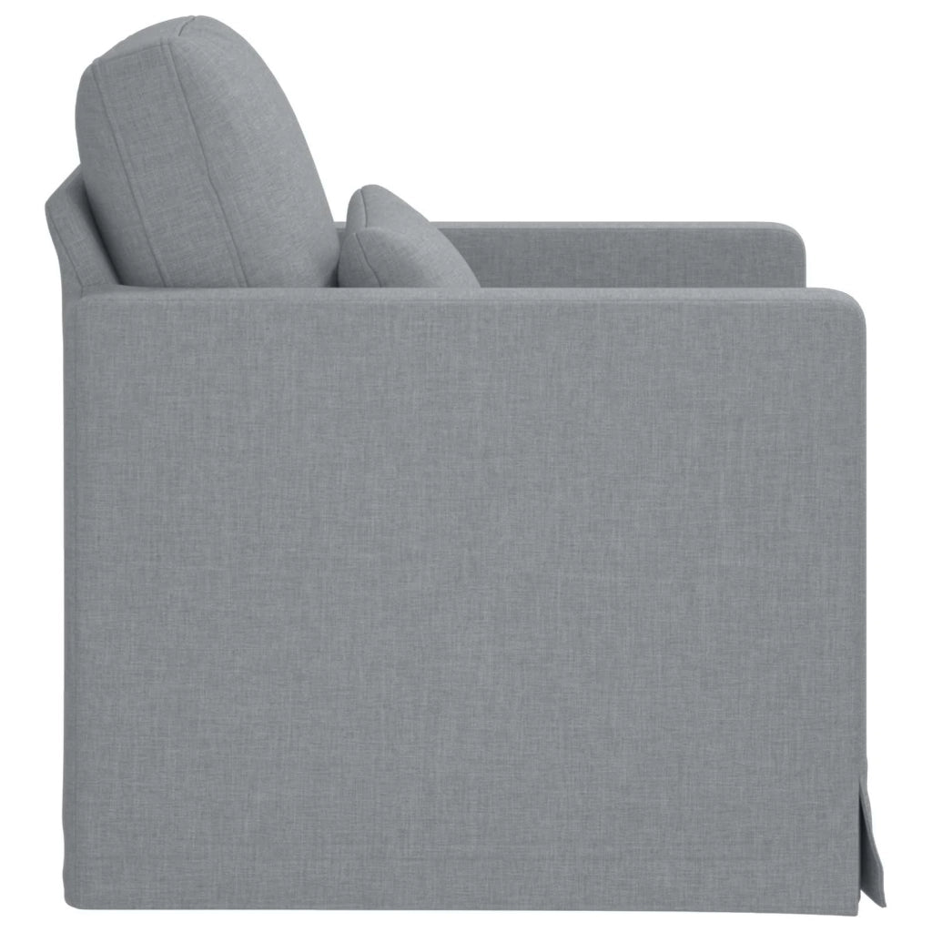 Divano Grigio chiaro 78 x 78 x 80 cm Tessuto