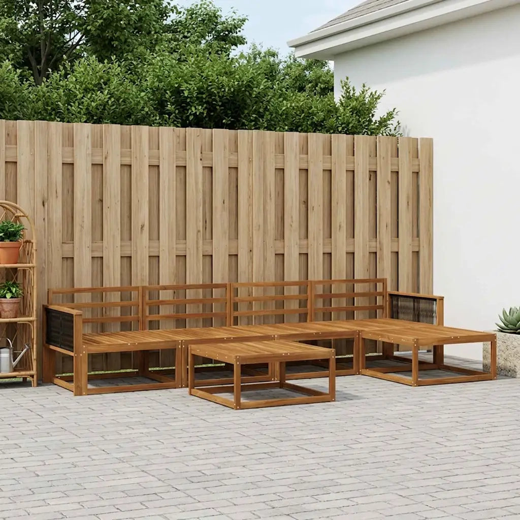Set di divani da esterno 6 pcs Naturale 3382502