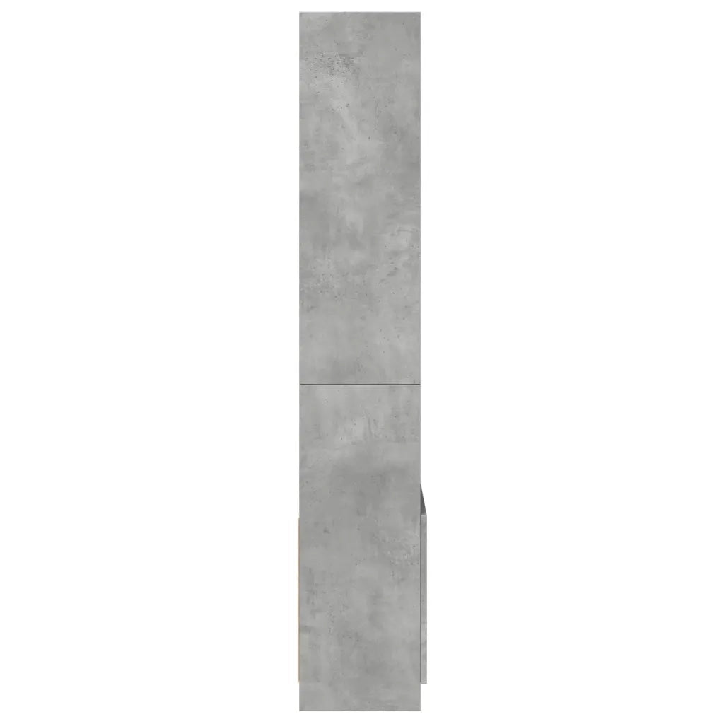 Credenza Grigio Cemento 63x33x180 cm in Truciolato 3309603