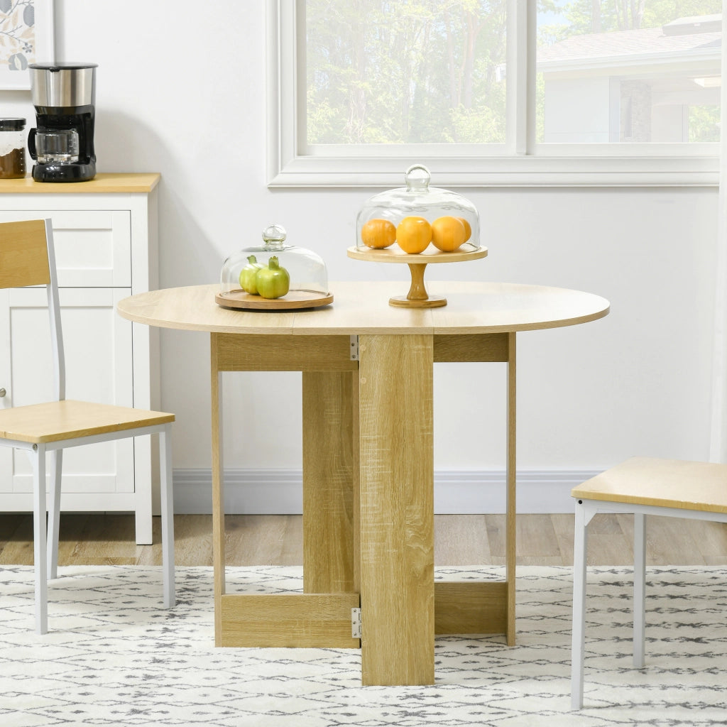 Tavolo Pieghevole da Cucina ¨C Zephmum ¨C Robe 104x76x73.7 cm