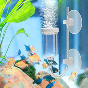 Accessori di pietra di luce per acquario - Con morsetto e valvola di regolazione - Per pompe di aria - Diffusore di aria per acquari idroponici - 25 mm