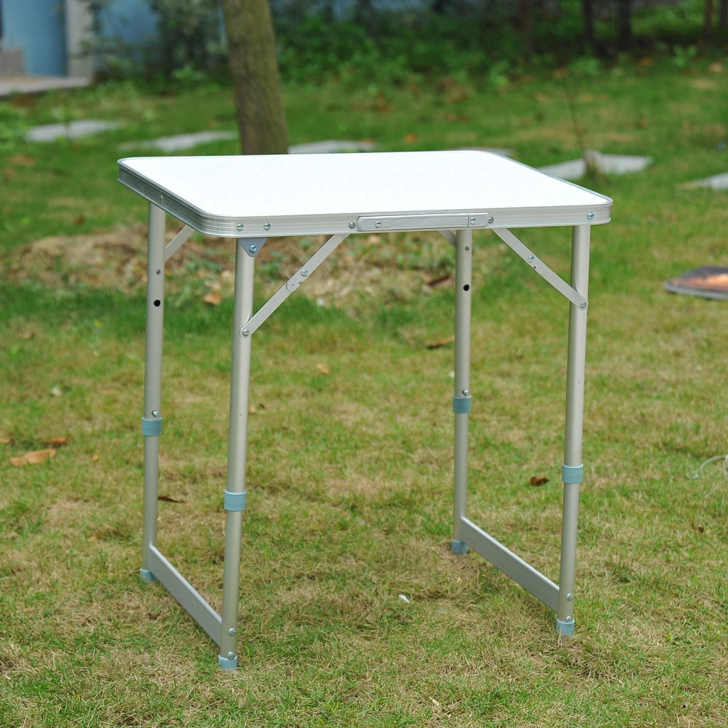 Tavolo pieghevole da esterno ¨C zephmum ¨C alluminio 60x45x64cm