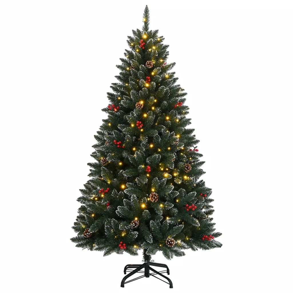 vidaXL Albero Natale Artificiale con 150 LED 150 cm