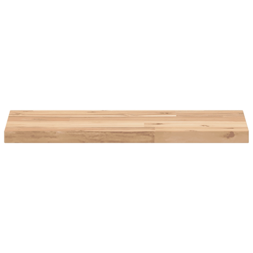 Mensole da Parete 2 pz 40x20x2 cm Legno Acacia Non Trattato 3279336