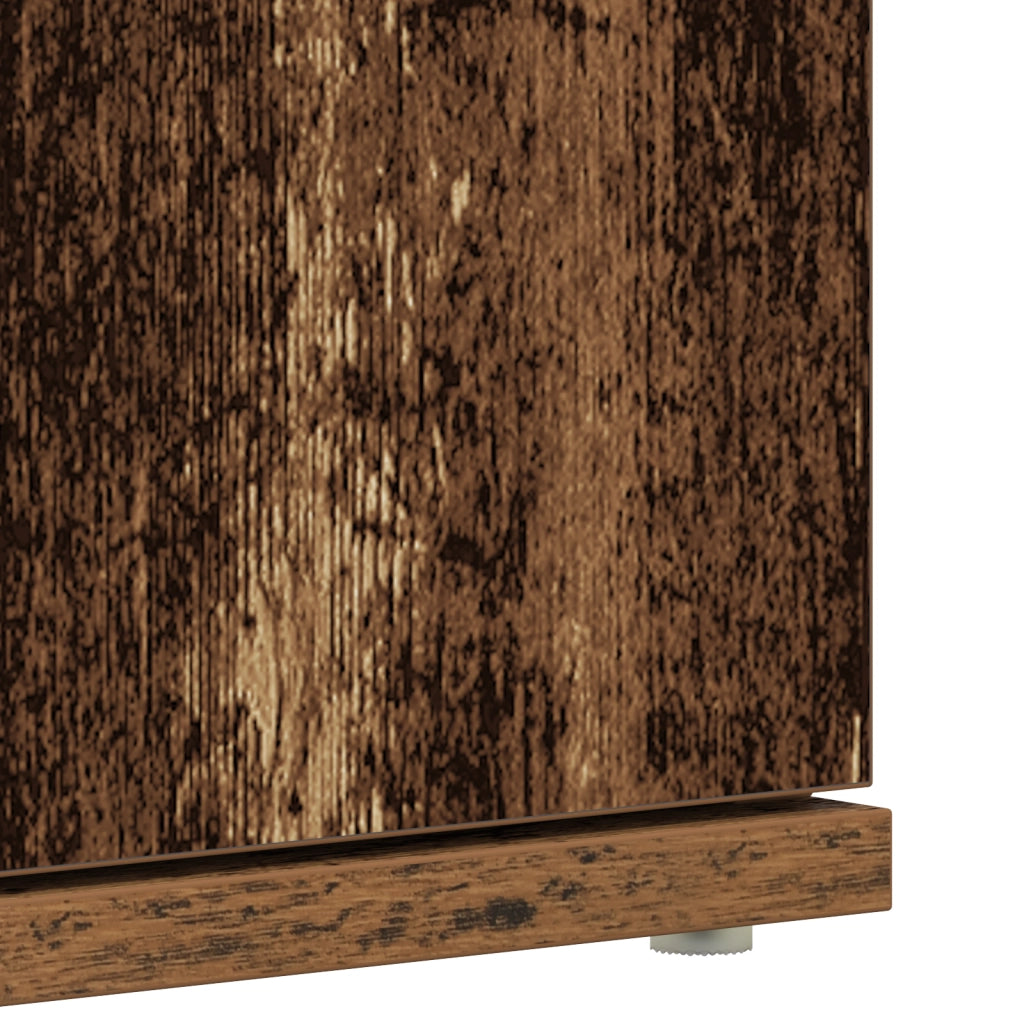 Mobile per Scarpe Legno Vecchio 80x39x180 cm Legno Ingegnierizzato