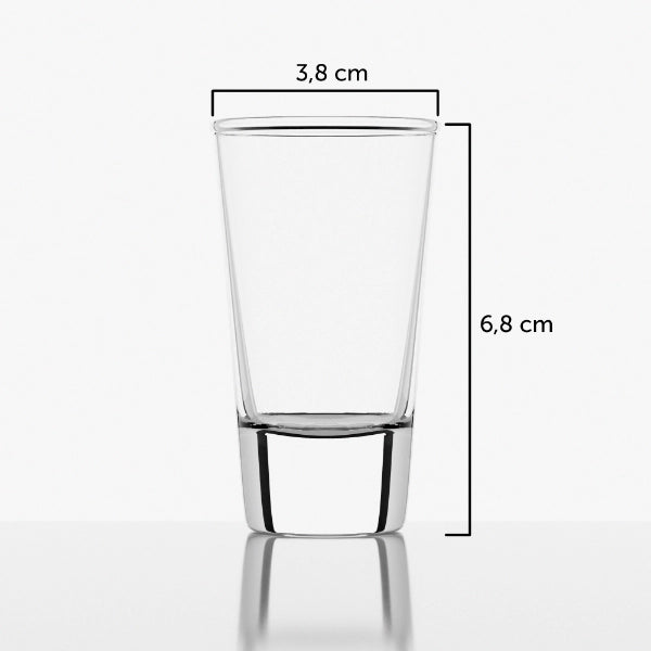 Set di bicchierini da vodka KADAX da 28 ml e bicchierini da shot per liquori, 12 pezzi