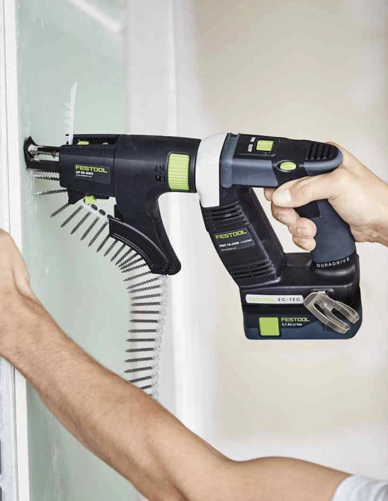 Avvitatore per cartongesso FESTOOL DURADRIVE DWC 18-4500-Basic (Solo corpo + Systainer SYS3 M 187)