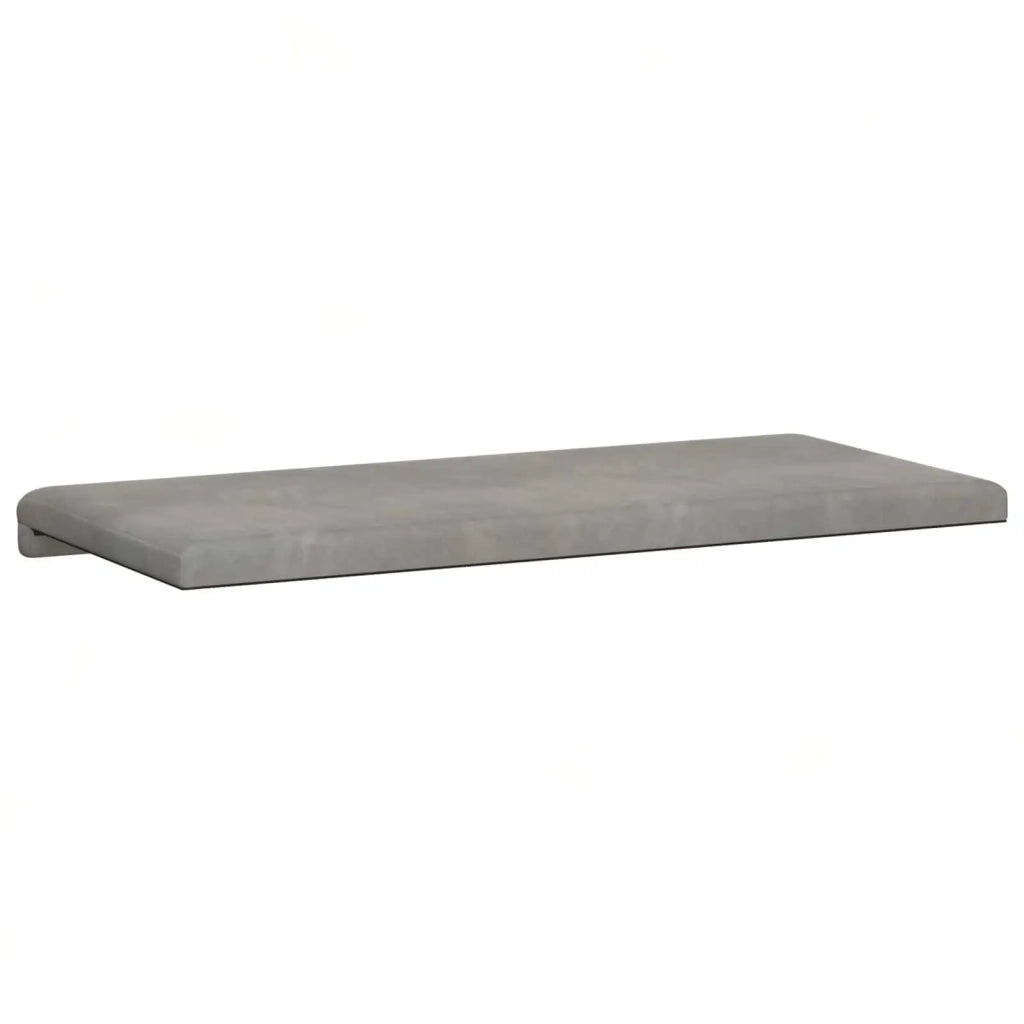 Cuscino per panchina Velluto (V) Grigio Chiaro Profondità 35 cm 42043252