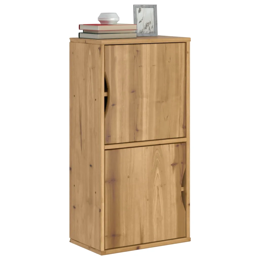 vidaXL Armadietto Laterale ODDA 40x24x79 cm in Legno Massello di Pino