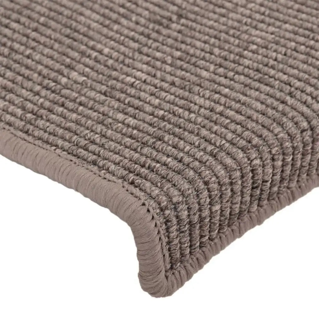 Tappetini Autoadesivi per Scale 15 pz Beige Scuro 65x25 cm cod mxl 76352