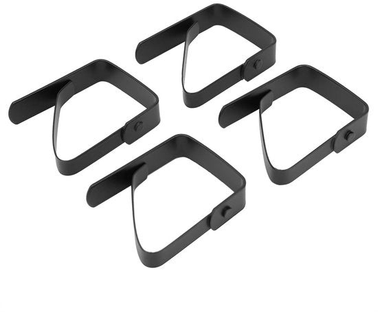 Set di Clip per Tavolo Antiscivolo - Grande Dimensione 5 x 4 cm - Adatto per Tavoli fino a 3 cm di Diametro - Idoneo per Eventi Interni ed Esterni - Facile da Installare