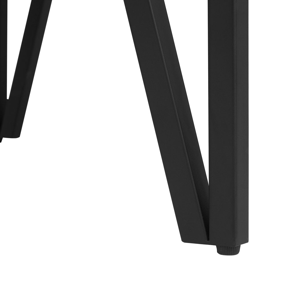 Tavolino da Caffè Moderno Effetto Cemento Gambe in Metallo 100 x 60 cm stile moderno industriale