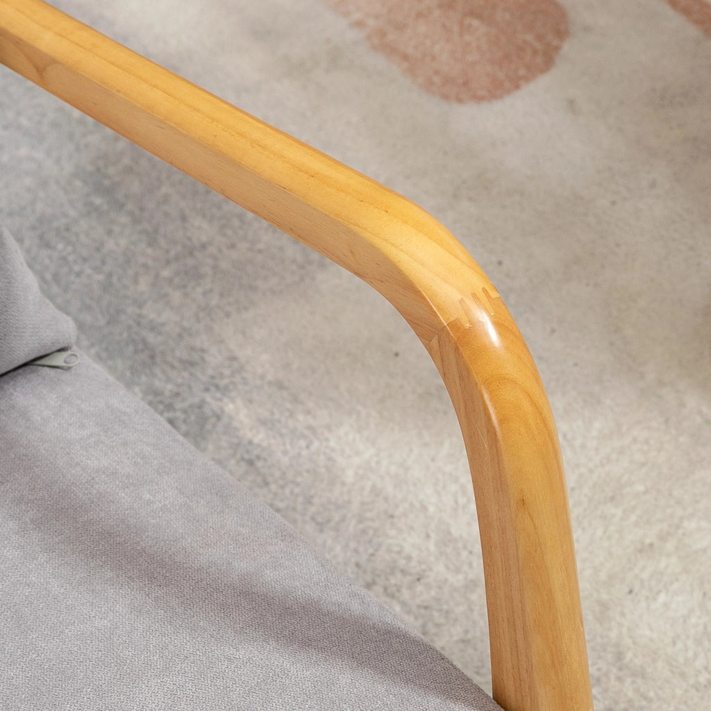 Poltrona Relax Massaggiante ¨C Zephmum ¨C Grigio Velluto 140x