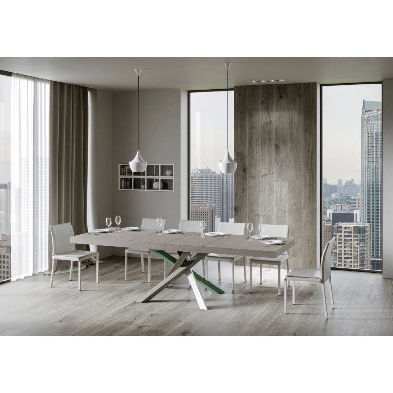 Tavolo allungabile 200/460x90 cm Volantis Premium telaio Multicolore 4/A - Cashmere