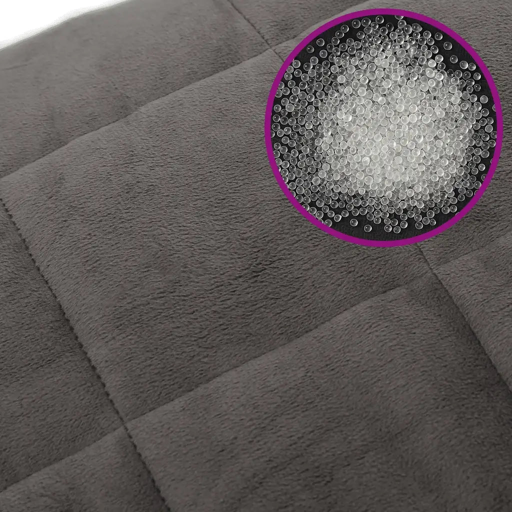 Coperta Ponderata Grigia 235x290 cm 11 kg Tessuto cod mxl 68445