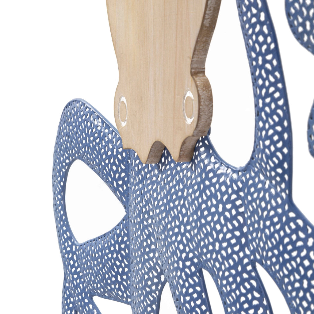 Gildo, Quadro Materiale Struttura in Metallo, 41x57h cm blu