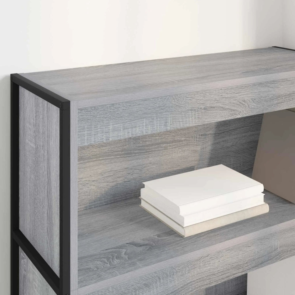 Armadio per Libri Grigio Sonoma 80 x 30 x 121 cm 886417