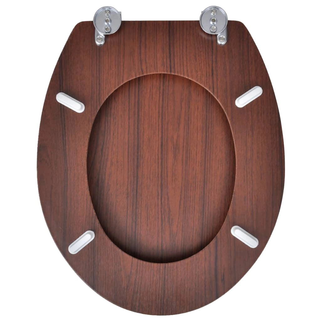 Sedili WC con coperchio 2 pezzi MDF marrone 02_0002946